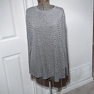 Dennis dasso women silver grey XL Top